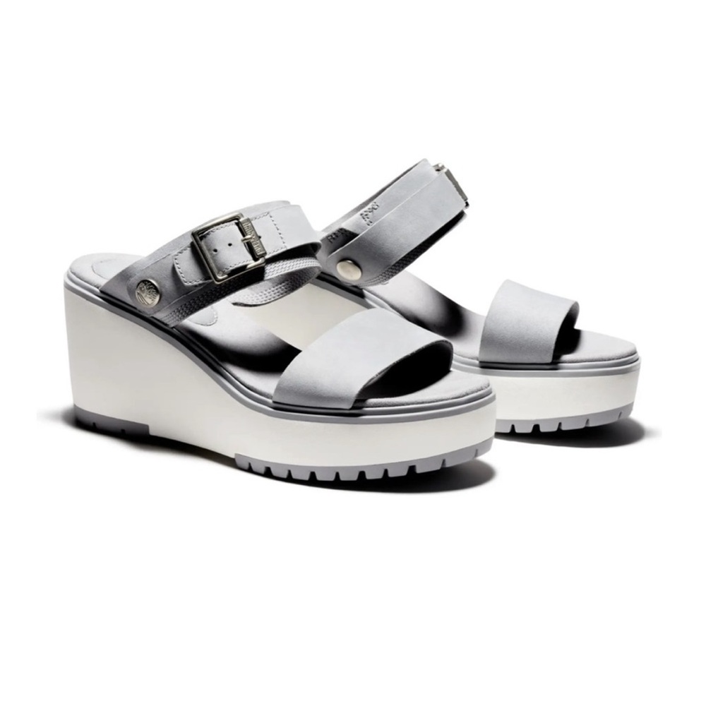 Timberland Koralyn Wedge Sz 6.5 Gray